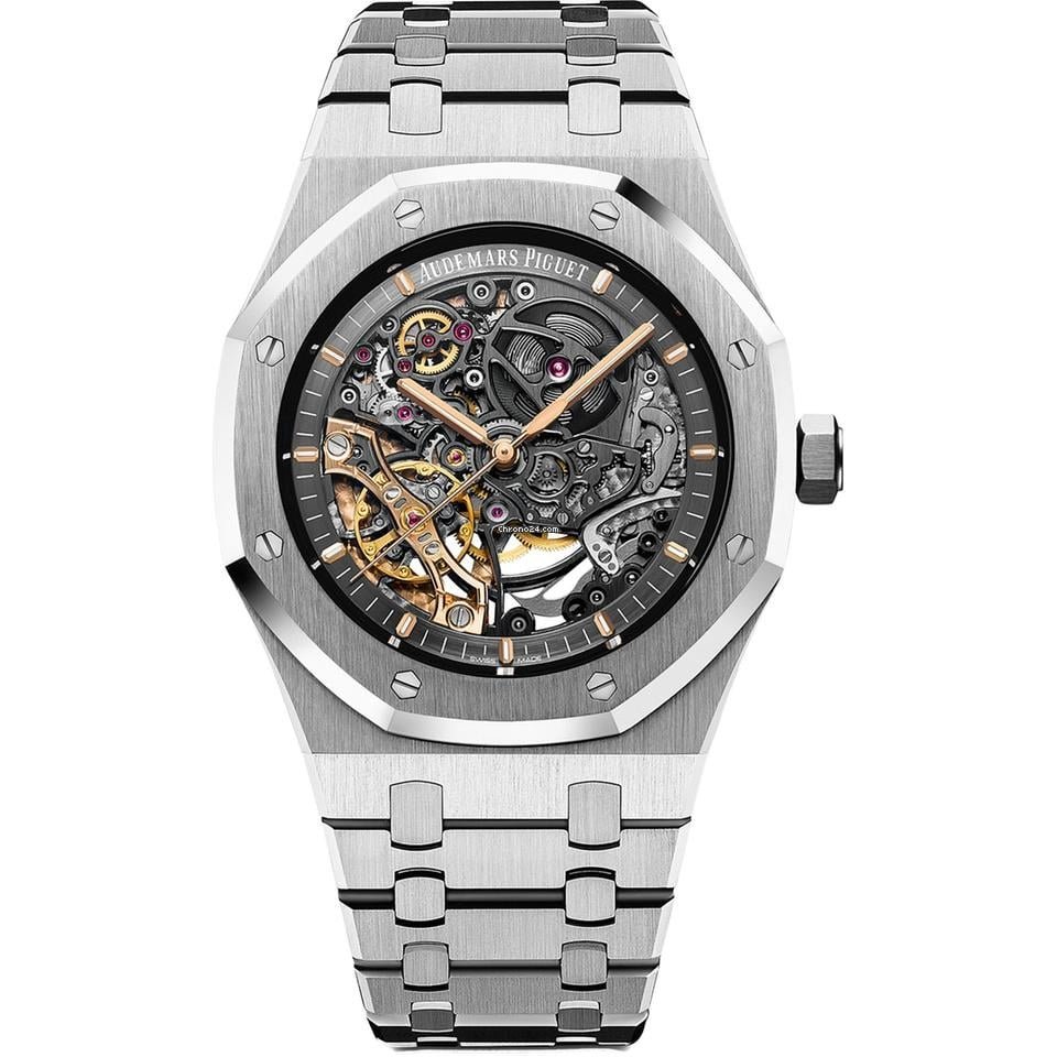 Audemars Piguet Skeleton AP Royal Oak Silver Skeleton Metal