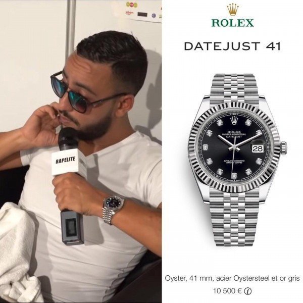 ROLEX DATE JUST BLACK DIAL WITH DIAMONDS